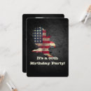 Search for american flag birthday invitations Veteran