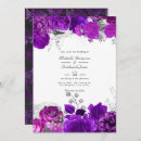 Search for purple and silver wedding invitations Qr code