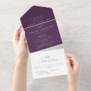 Search for purple fall wedding invitations Plum
