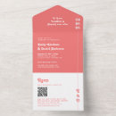 Recherche de rose de corail invitations Monogramme