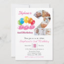 Search for photo frame girls birthday invitations Baby girl