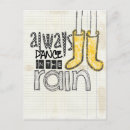 Recherche de bottes pluie cartes postales Enfant