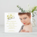 Recherche de glam 50th anniversaire invitations Élégant