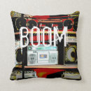 Recherche de de la boombox coussins Rétro