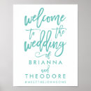 Search for teal wedding posters Typography