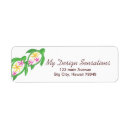 Search for pink plumeria return address labels Beach