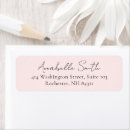 Recherche de blush pink return address labels Professionnel