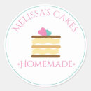 Recherche de tranches autocollants Gâteau