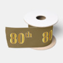 Search for 80th birthday ribbon 80 years old