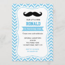 Search for chevron birthday invitations Blue