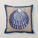 Search for scallop shell pillows Nautical