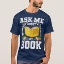 Search for ask me about my book tshirts Reader