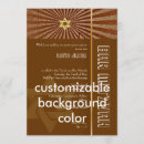 Search for brown bar bat mitzvah invitations Gold