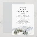 Search for winter woodland baby shower invitations Watercolor