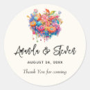 Search for bouquet wedding stickers Boho