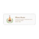 Search for teepee return address labels Tipi