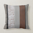 Search for rust and gray pillows Pattern