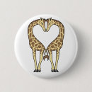 Search for love giraffe buttons Lovers