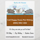 Search for pooch lover stuff flyers Pet sitter