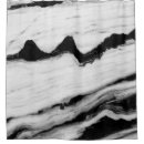 Search for black and white marble shower curtains Abstract