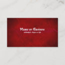Search for blooded business cards Red