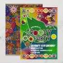 Search for psychedelic colours invitations Hippy