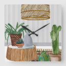 Recherche de dessin botanique horloges Succulent