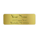Search for shiny return address labels Blank