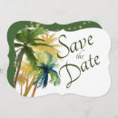 Search for palm tree save the dates Watercolor palm trees