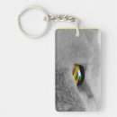 Search for eye rectangular keychains Cat