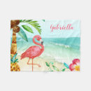 Search for tropical flamingo blankets Kids