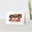 Search for dachshund valentines day cards Cupid
