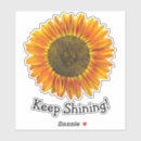 Search for sunflower scrapbook stickers Watercolor
