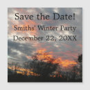 Recherche de winter save the date magnets Arbres