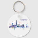 Search for abstract landscape keychains Watercolor
