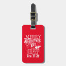 Search for new year luggage tags Vintage