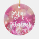 Search for 40th birthday ornaments Forty