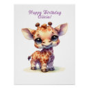 Recherche de aquarelle girafe posters Mignon
