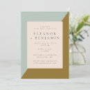 Search for olive wedding invitations Geometric