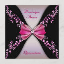 Search for pink diamond quinceanera invitations Floral