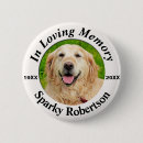 Search for pet memorial buttons Cat