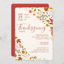 Search for leaf thanksgiving invitations Rustic