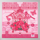 Recherche de oiseaux fleurs posters Pour elle