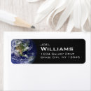 Search for planet earth return address labels Galaxy