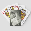 Search for waist up playing cards Looking at camera