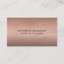 Search for copper foil business cards Metallic