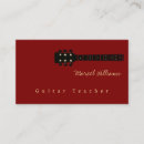 Recherche de guitare rouge cartes visite Musicien
