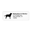Search for black labs return address labels Pets