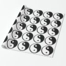 Recherche de yin yang papier cadeau Noir