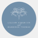 Search for fleur de lis wedding stickers Thank you